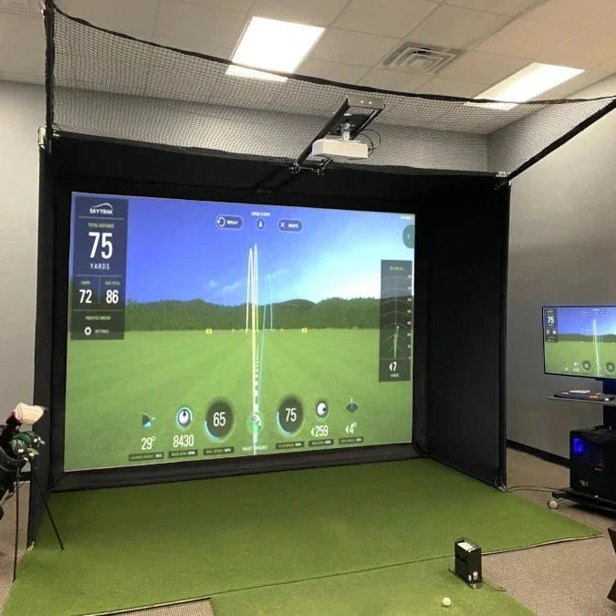 Nvisage Neo-E Launch Monitor with Insta Bay™ HD Home Golf Simulator Package
