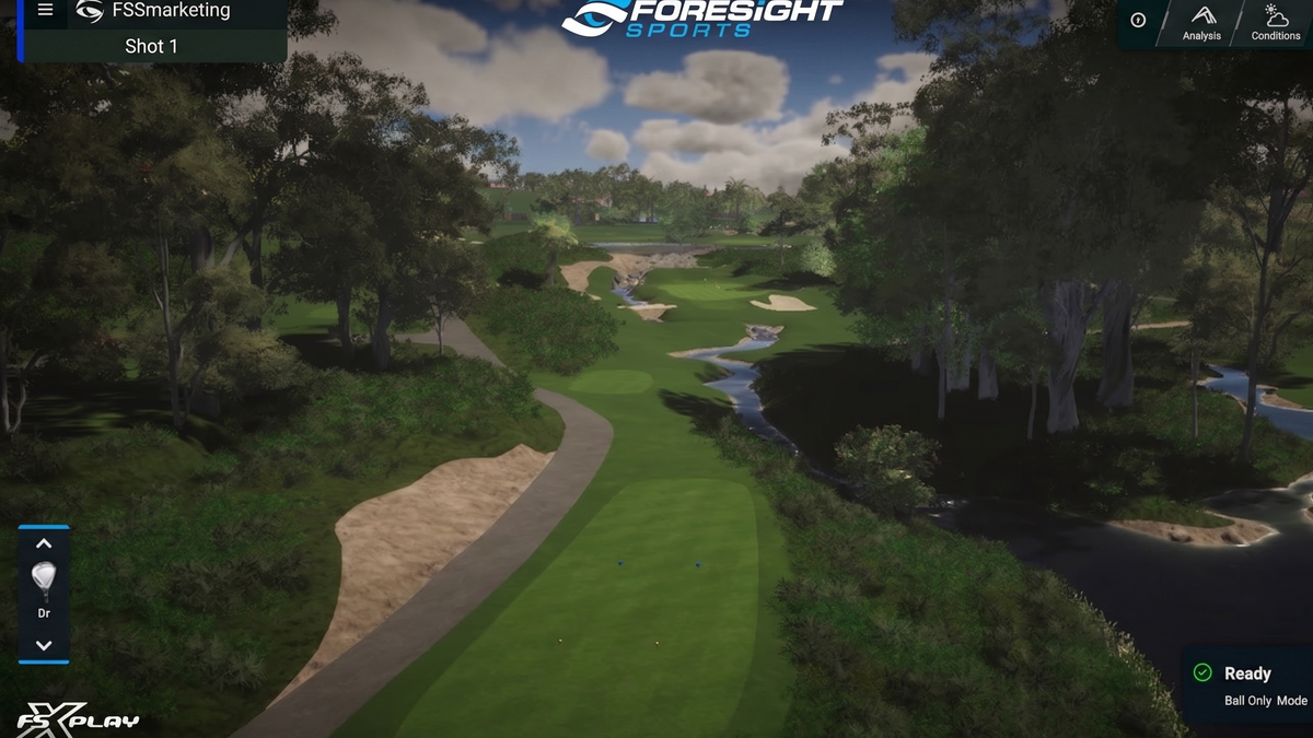 Foresight Sports GC3 Retractable Golf Simulator For Home