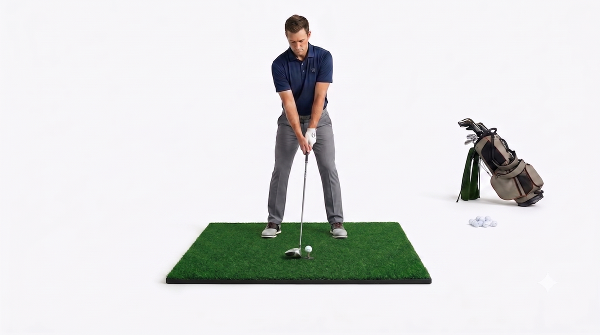 Shot Scope LM1 Complete Practice Bay | 10' Enclosure, Launch Monitor & Hitting Mat Bundle