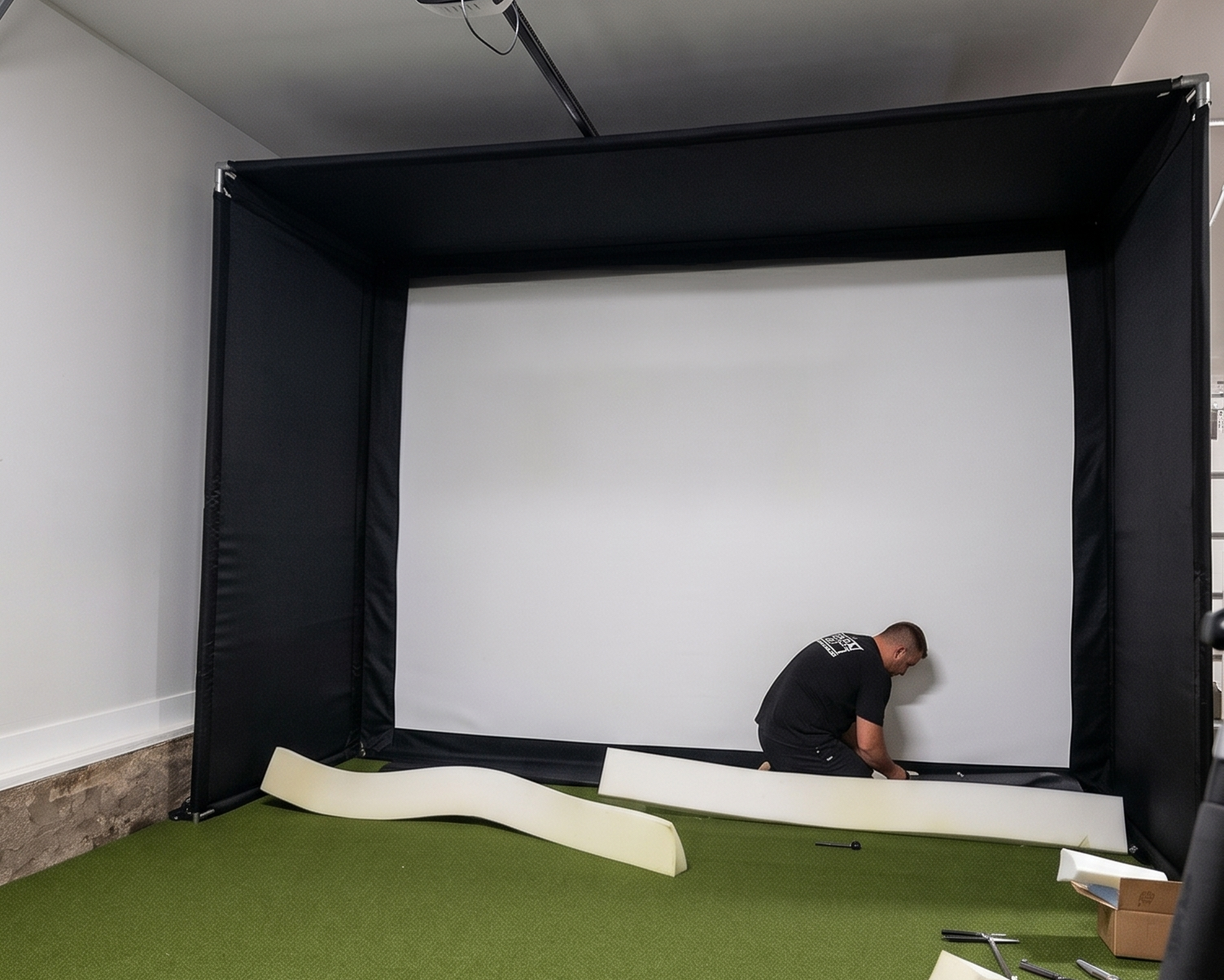 FoamVanguard™ Safety Foam Padding for Golf Enclosures