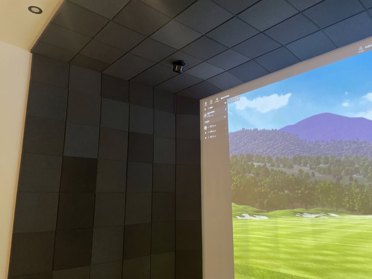 Built-In Golf Simulator Enclosure