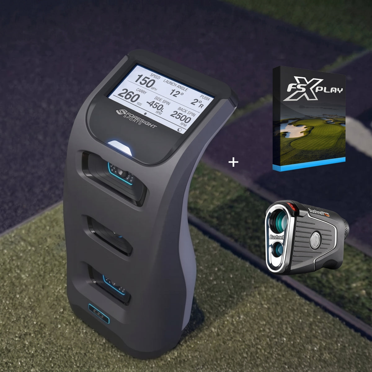 Foresight Sports GC3 Retractable Golf Simulator For Home