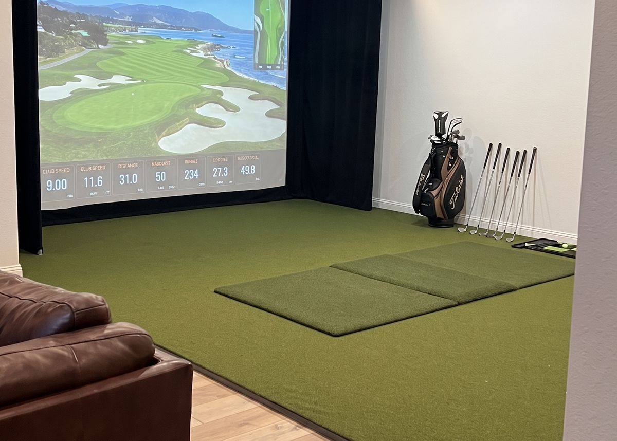 MoneyPutt™ Artificial Turf Roll for Golf Simulators (15′ Wide Roll)