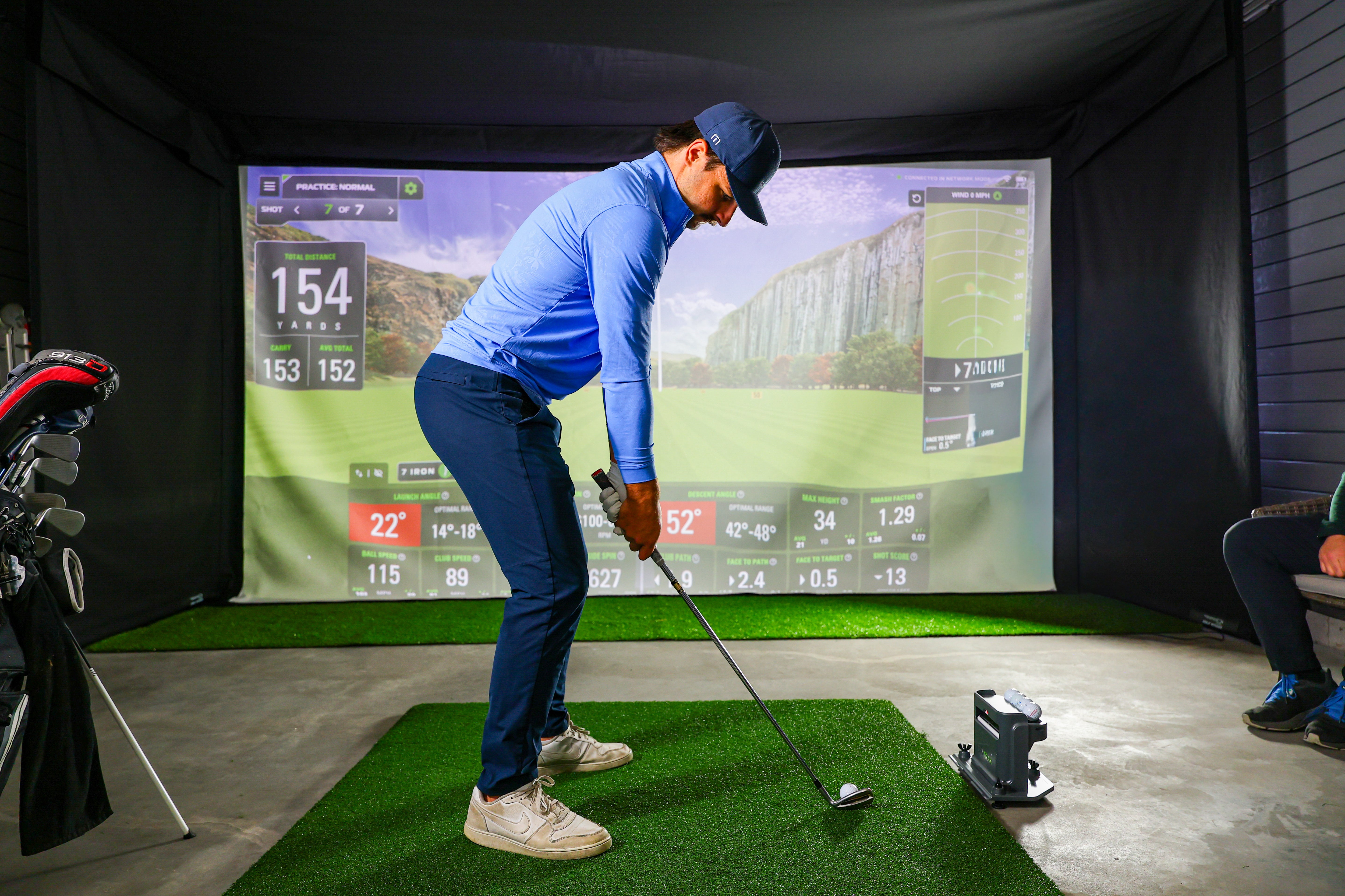 SportScreen Vanish Retractable Golf Simulator Enclosure