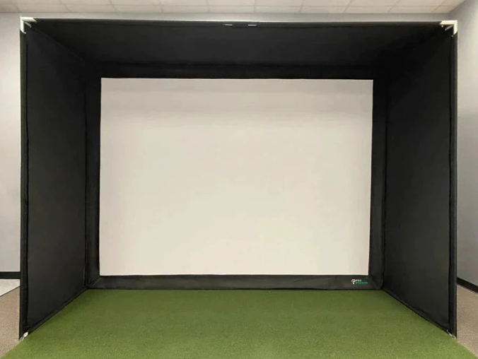 Insta Bay™ DIY Enclosure with 4K Short-Throw Golf Simulator Projector Bundle | Home Studios