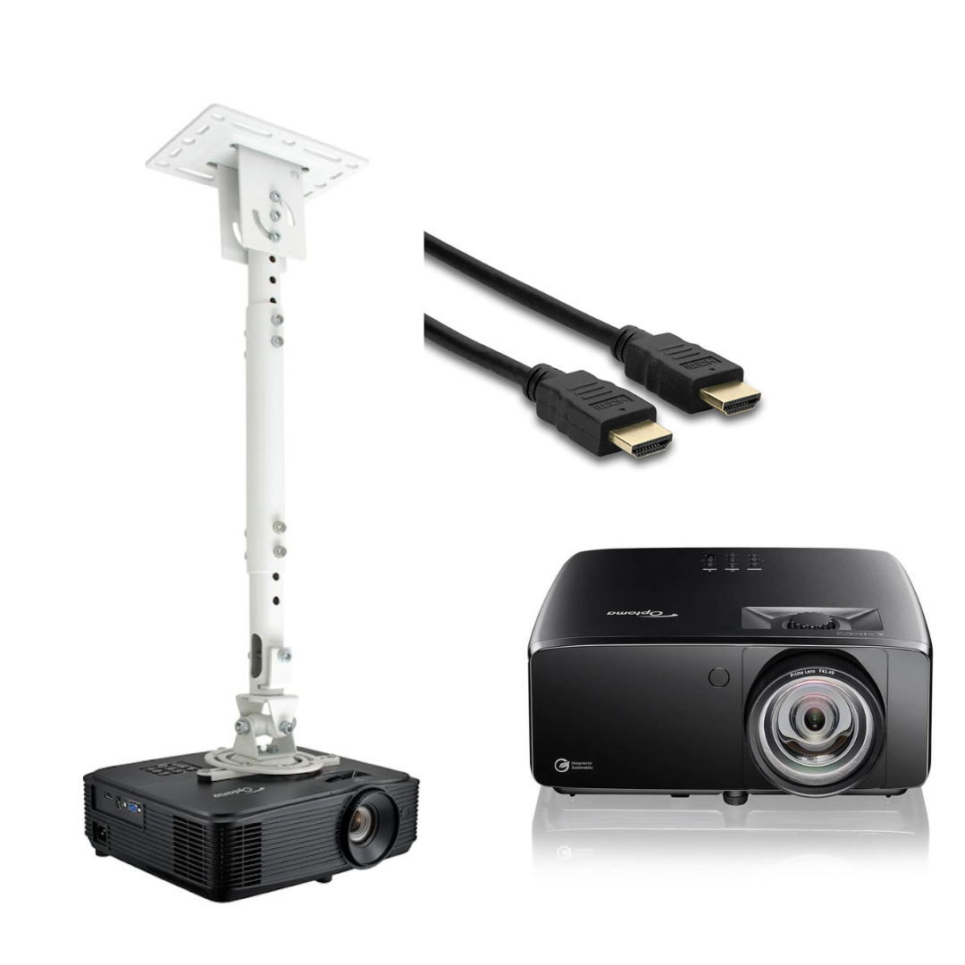 Optoma ZK521ST-B Short Throw 4K Golf Simulator Projector - 5000 Lumens Laser
