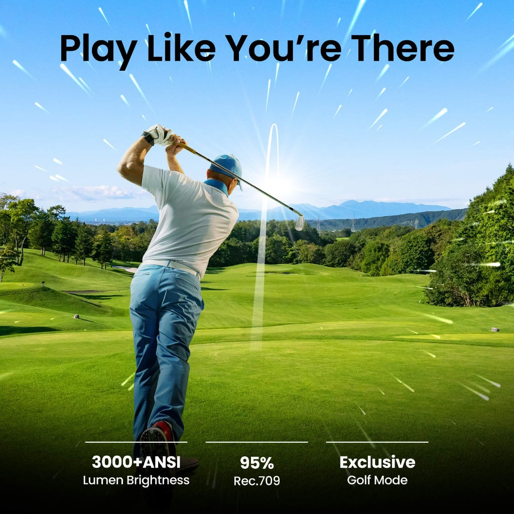 BenQ AH30ST Short Throw 1080p LED Golf Simulator Projector 3000lm