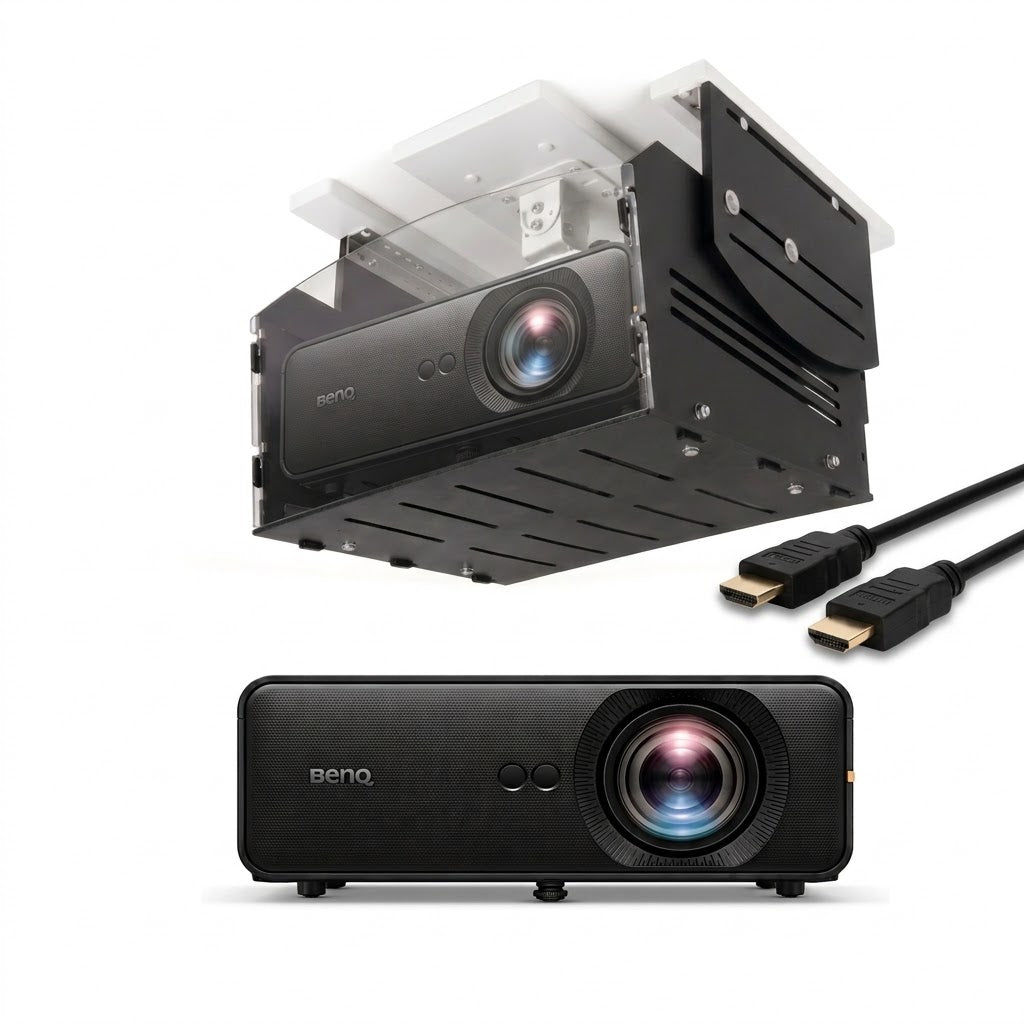 BenQ AH500ST 1080p Short Throw Golf Simulator Projector - 4000 Lumens Laser (Garage)