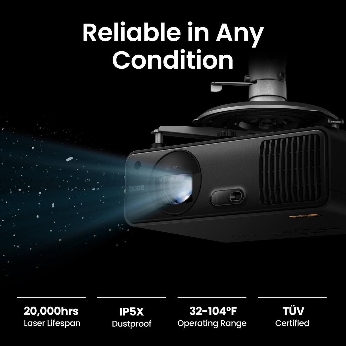 BenQ AK700ST Short Throw 4K Golf Simulator Projector - 4000 Lumens Laser