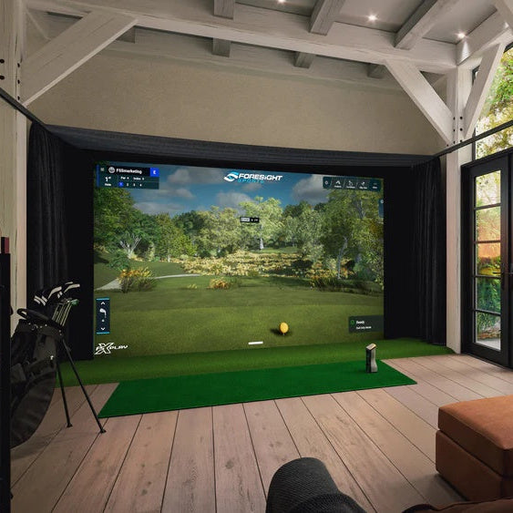 Foresight GCQuad Launch Monitor with Guardian Bay Package Premium Golf Simulator Studio