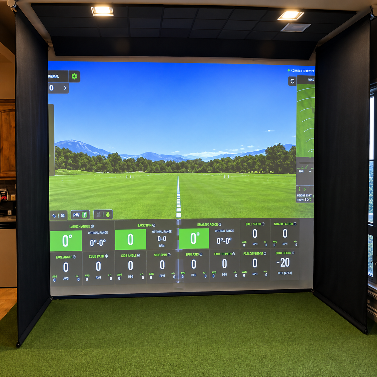 ImpactSports Motorized Retractable Enclosure (Garage/Home/Multi-Purpose Rooms)