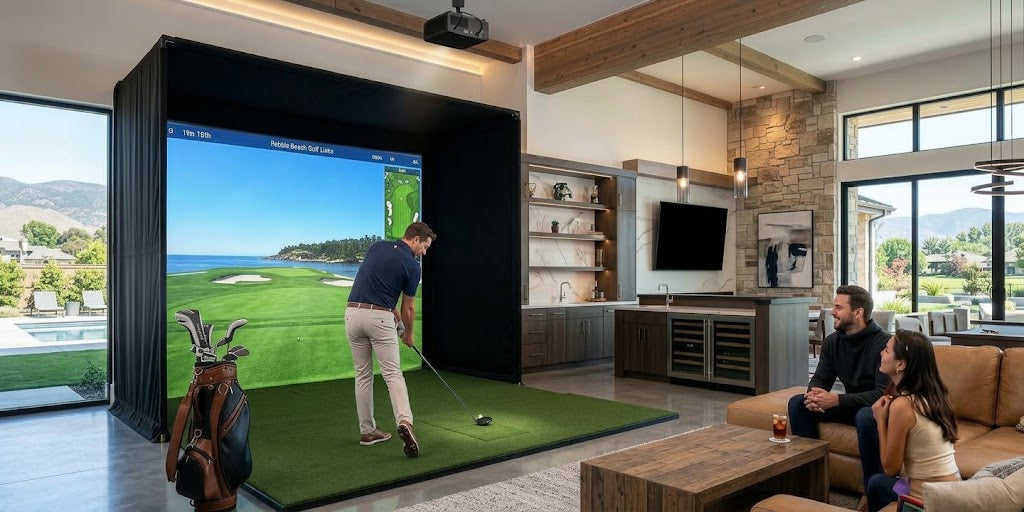 Optoma ZK431ST-B Short Throw 4K Golf Simulator Projector - 4100 Lumens Laser (Garage)