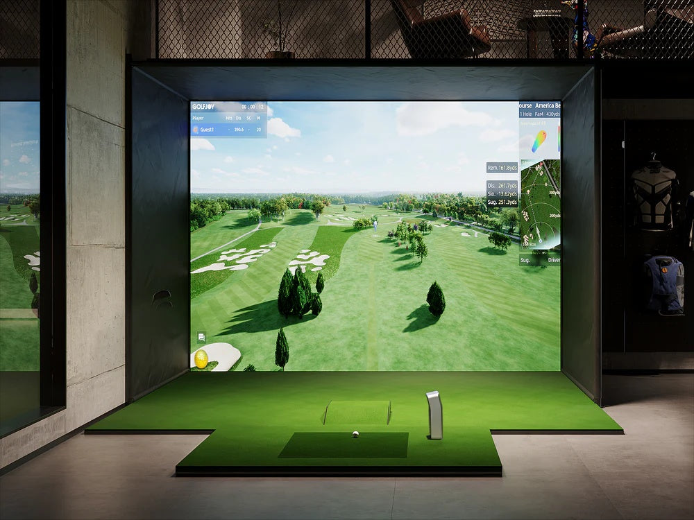 Golfjoy PGS Personal Golf Simulator - Turney Full Package