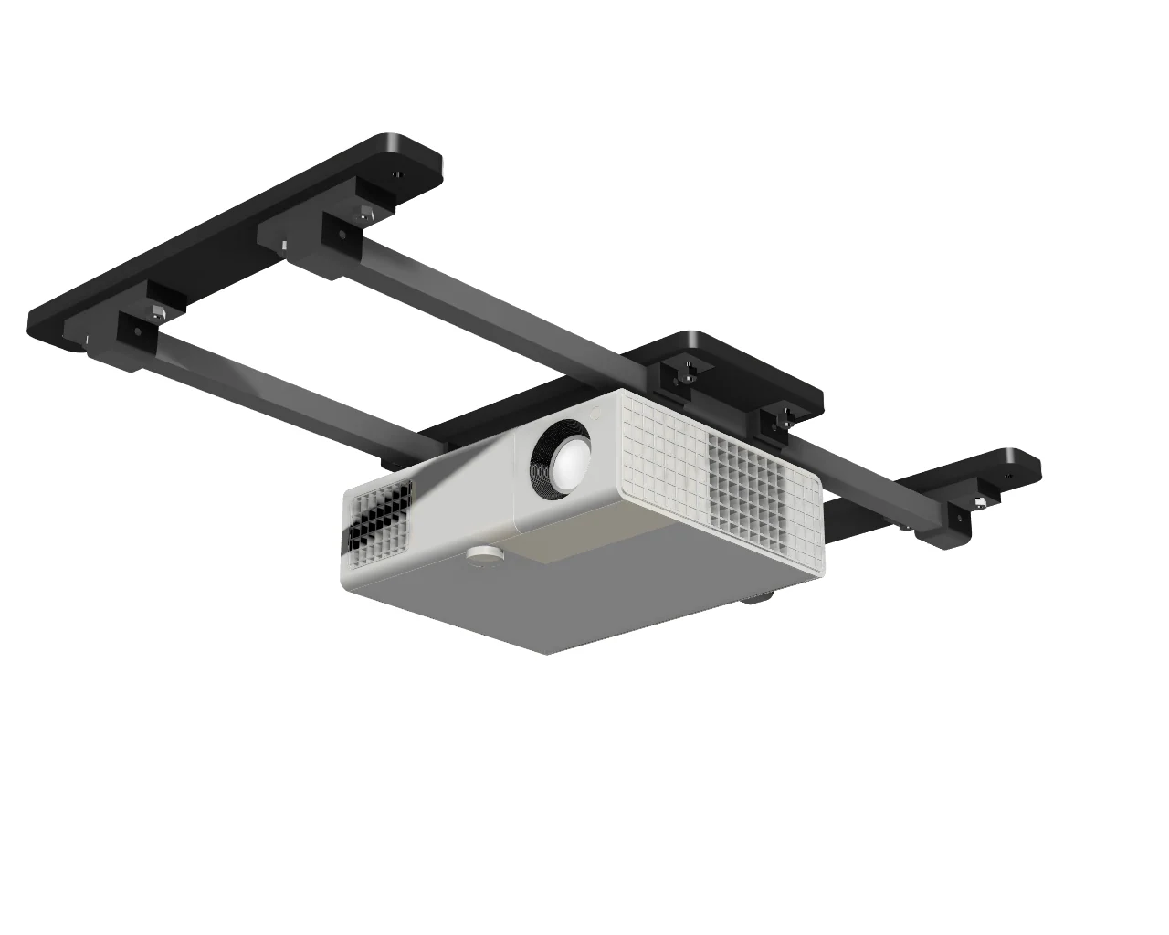 SkyRail™ Adjustable Sliding Projector Mount for Golf Simulators
