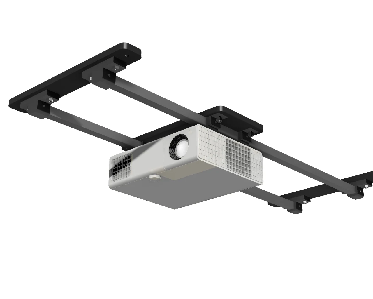 SkyRail™ Adjustable Sliding Projector Mount for Golf Simulators