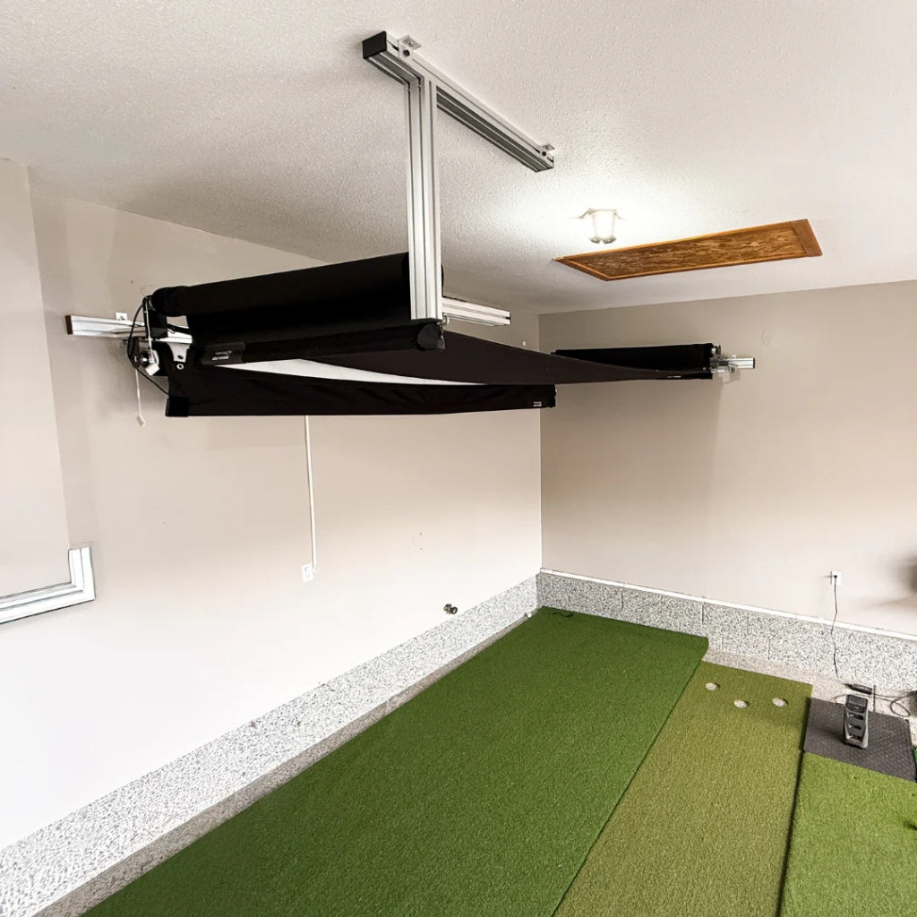 SportScreen Vanish Retractable Golf Simulator Enclosure