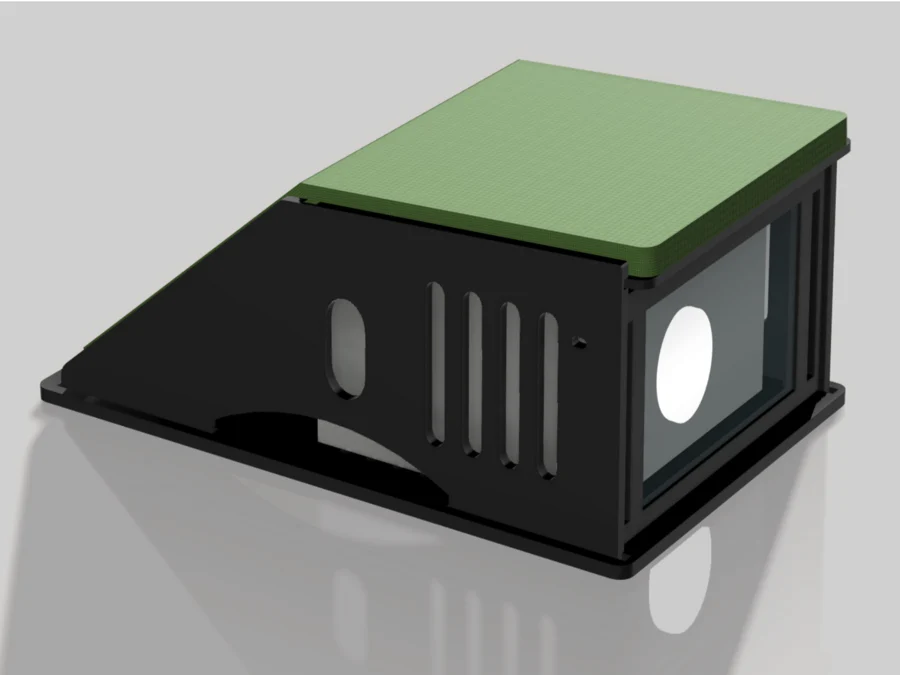 Optic-Cage™ Projector Floor Mount Enclosure