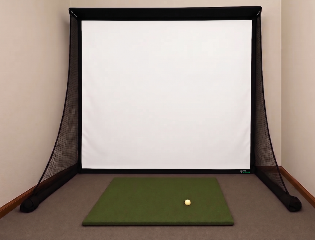 Nvisage N1 Overhead Launch Monitor with Wedge Bay™ HD Space-Saver Golf Simulator