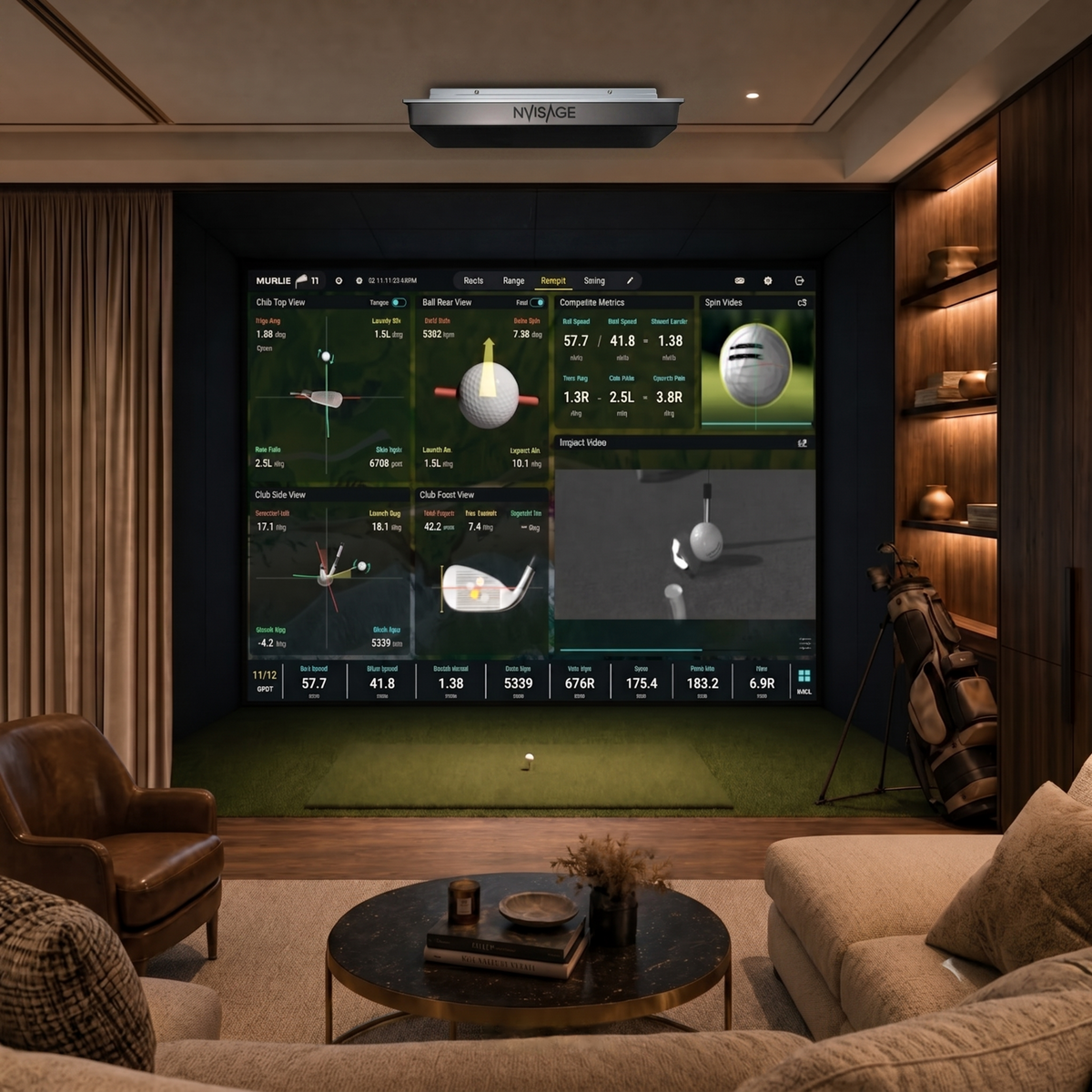 NVISAGE N1 Overhead Launch Monitor