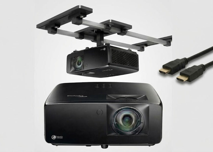 Optoma ZK431ST-B Short Throw 4K Golf Simulator Projector - 4100 Lumens Laser (Garage)