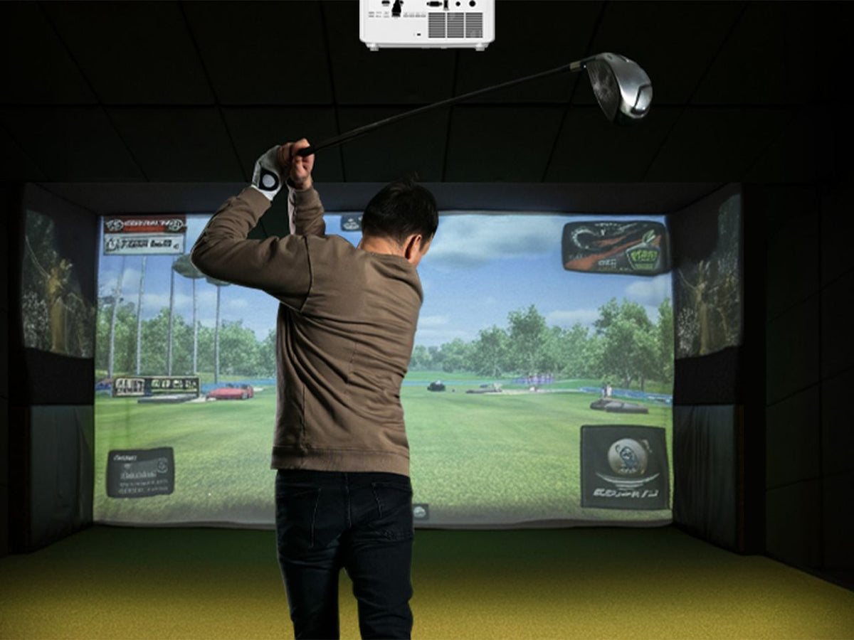 Foresight Sports GC3 Retractable Golf Simulator For Home (Garage)