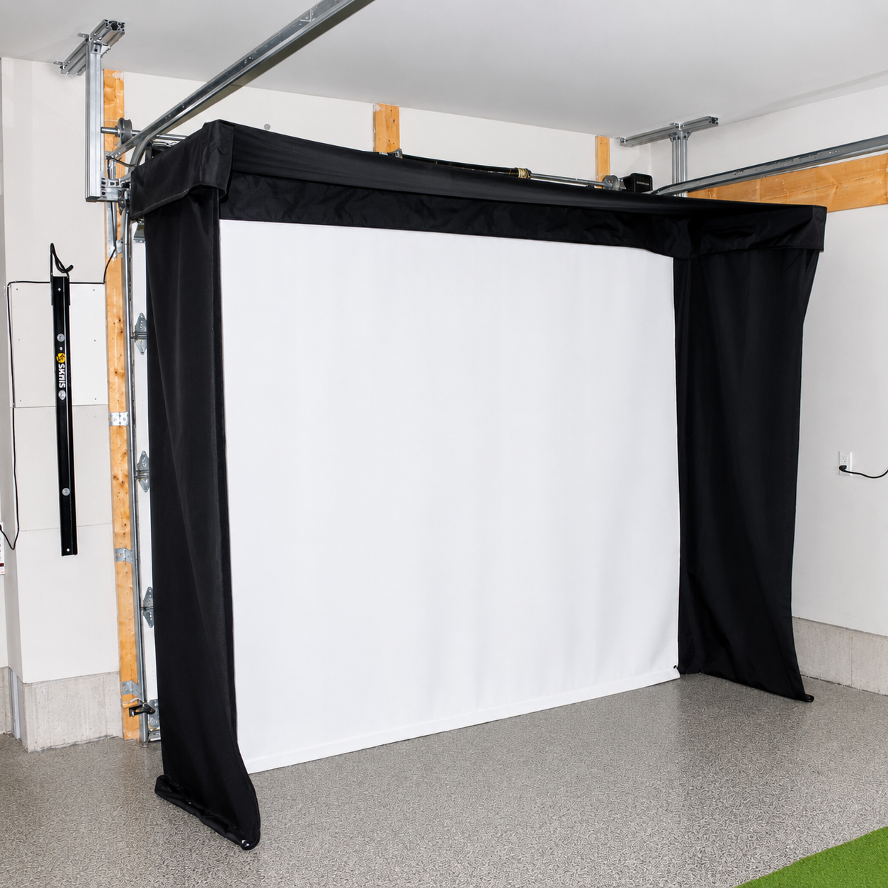SportScreen Vanish LITE Retractable Golf Simulator Enclosure