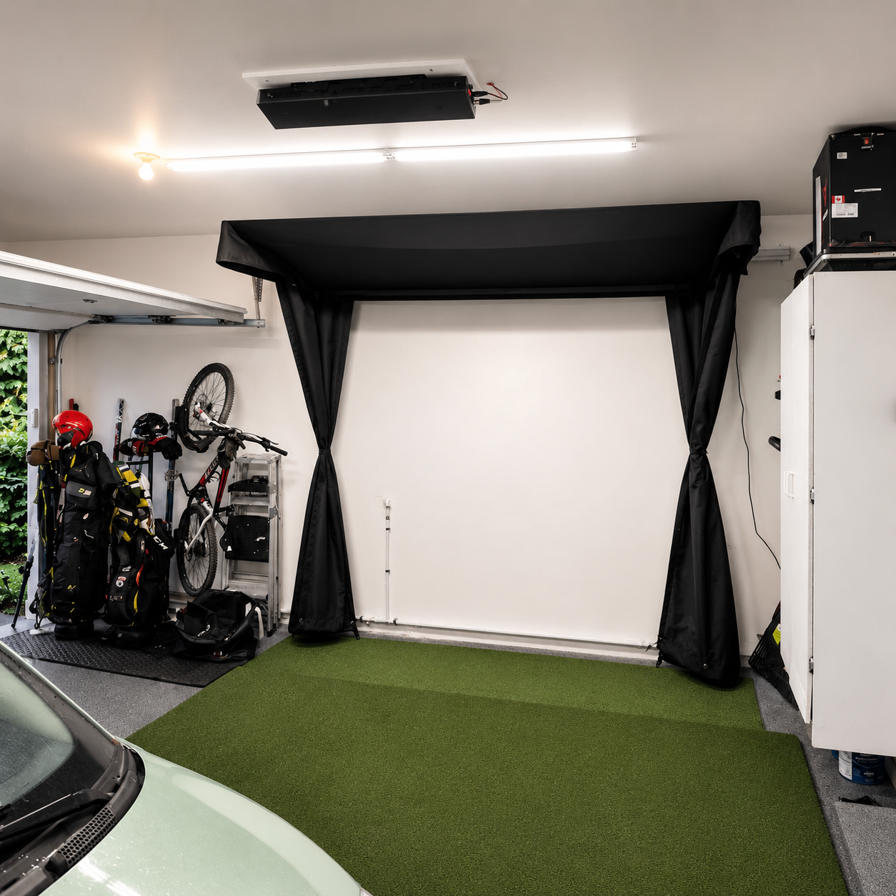 SportScreen Vanish LITE Retractable Golf Simulator Enclosure