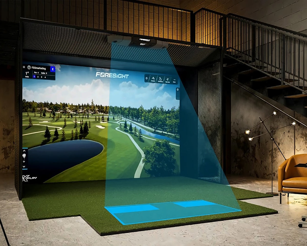 Falcon 4K Golf Simulator Studio (wall-to-wall) for Commercial & Residential Venues