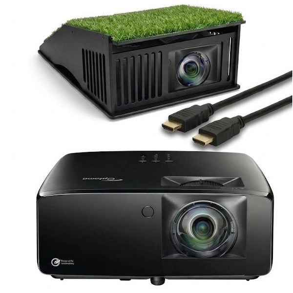 Optoma GT2400HDR 1080p Short Throw Golf Simulator Projector - 4200 Lumens Laser (Garage)