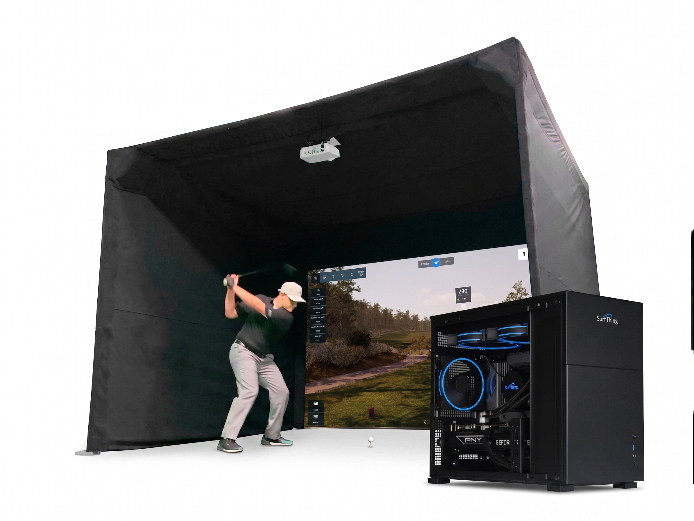 SurfThing SG3-5702Ti Golf Simulator Computer