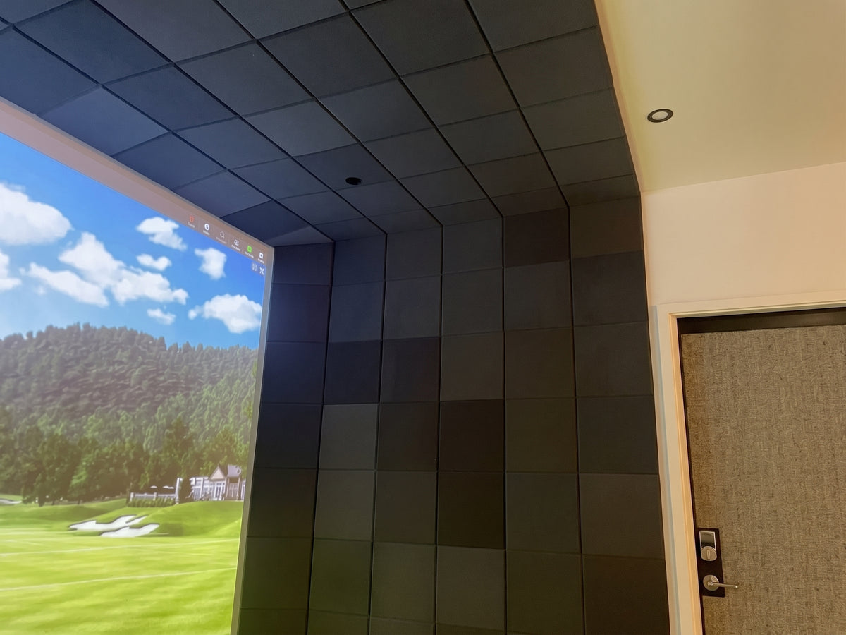 Built-In Golf Simulator Enclosure