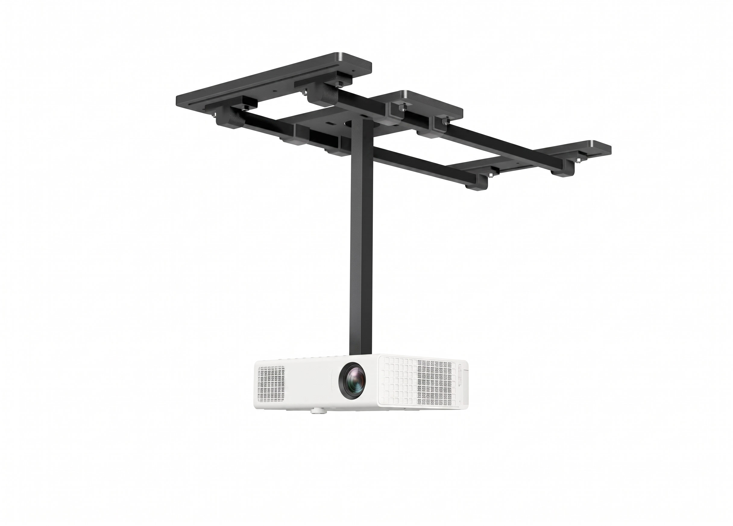 SkyRail™ Adjustable Sliding Projector Mount for Golf Simulators