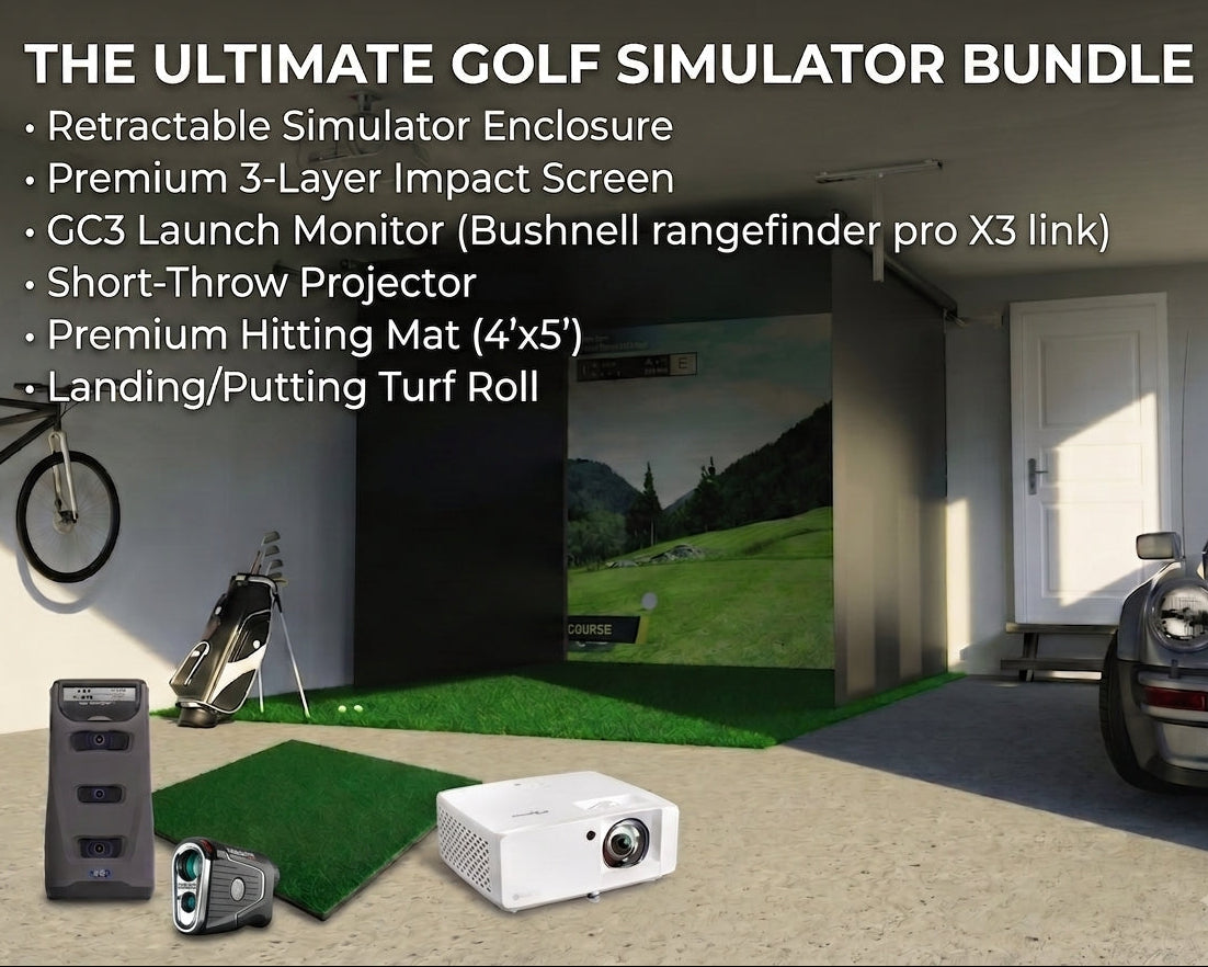 Foresight Sports GC3 Retractable Golf Simulator For Home