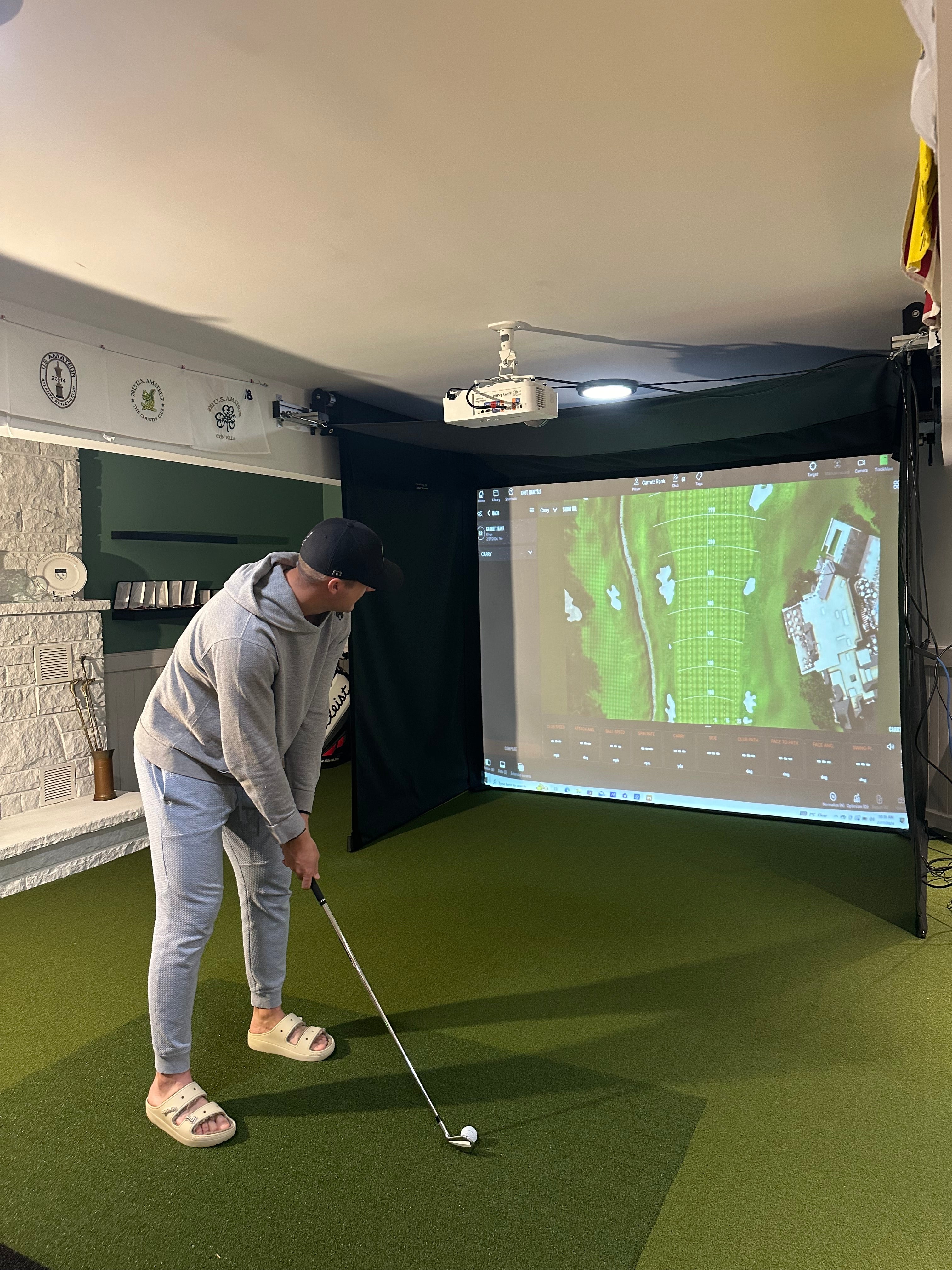 SportScreen Vanish Retractable Golf Simulator Enclosure