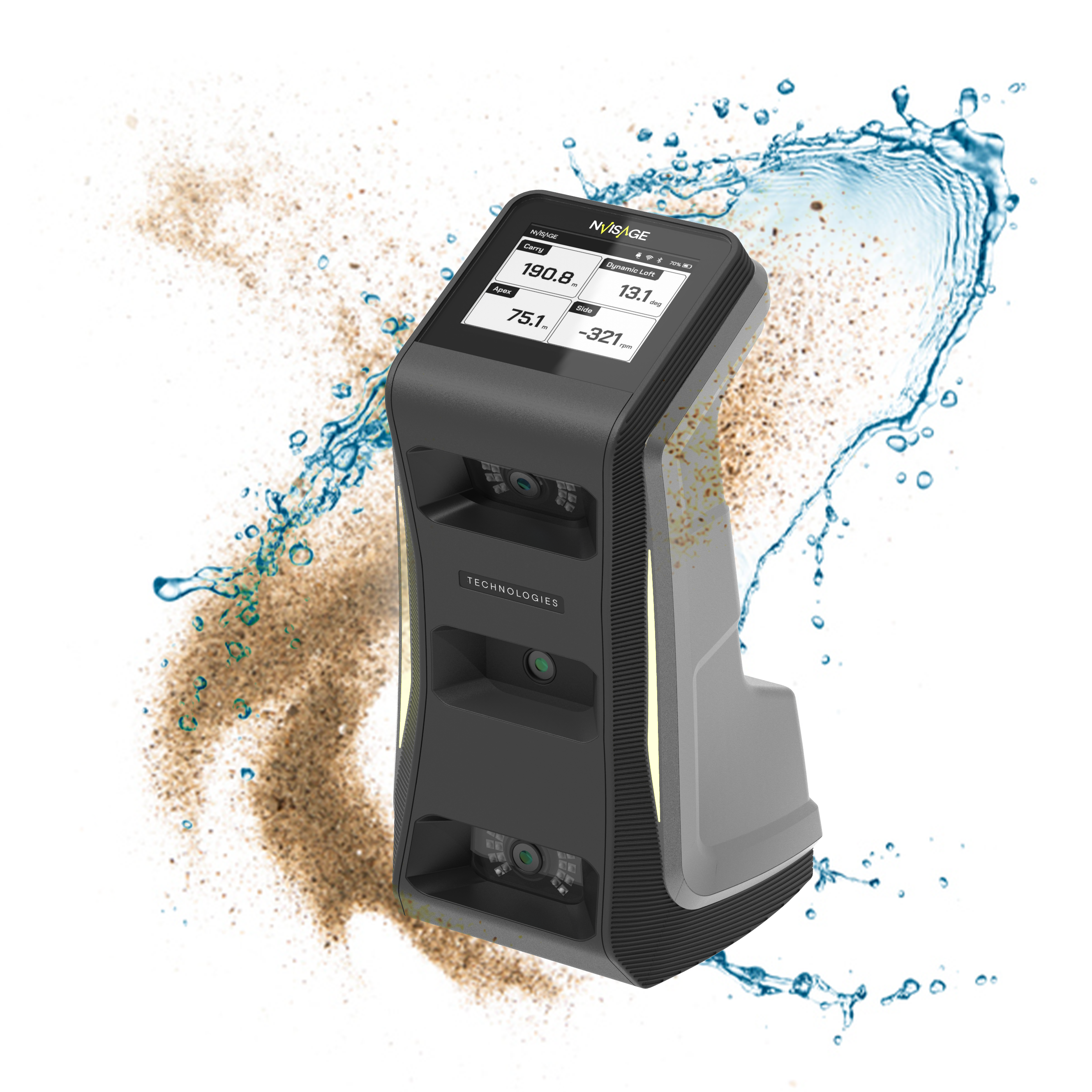 Nvisage Neo-E Launch Monitor with Guardian Bay™ Golf Simulator Studio