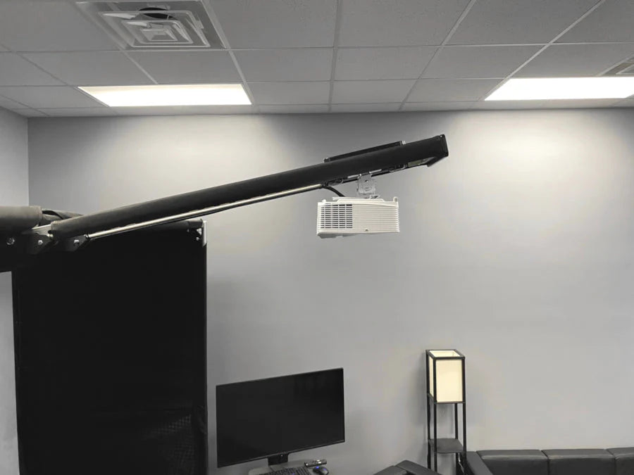 Rail-Glide™ Projector Mount For Golf Simulator Enclosure