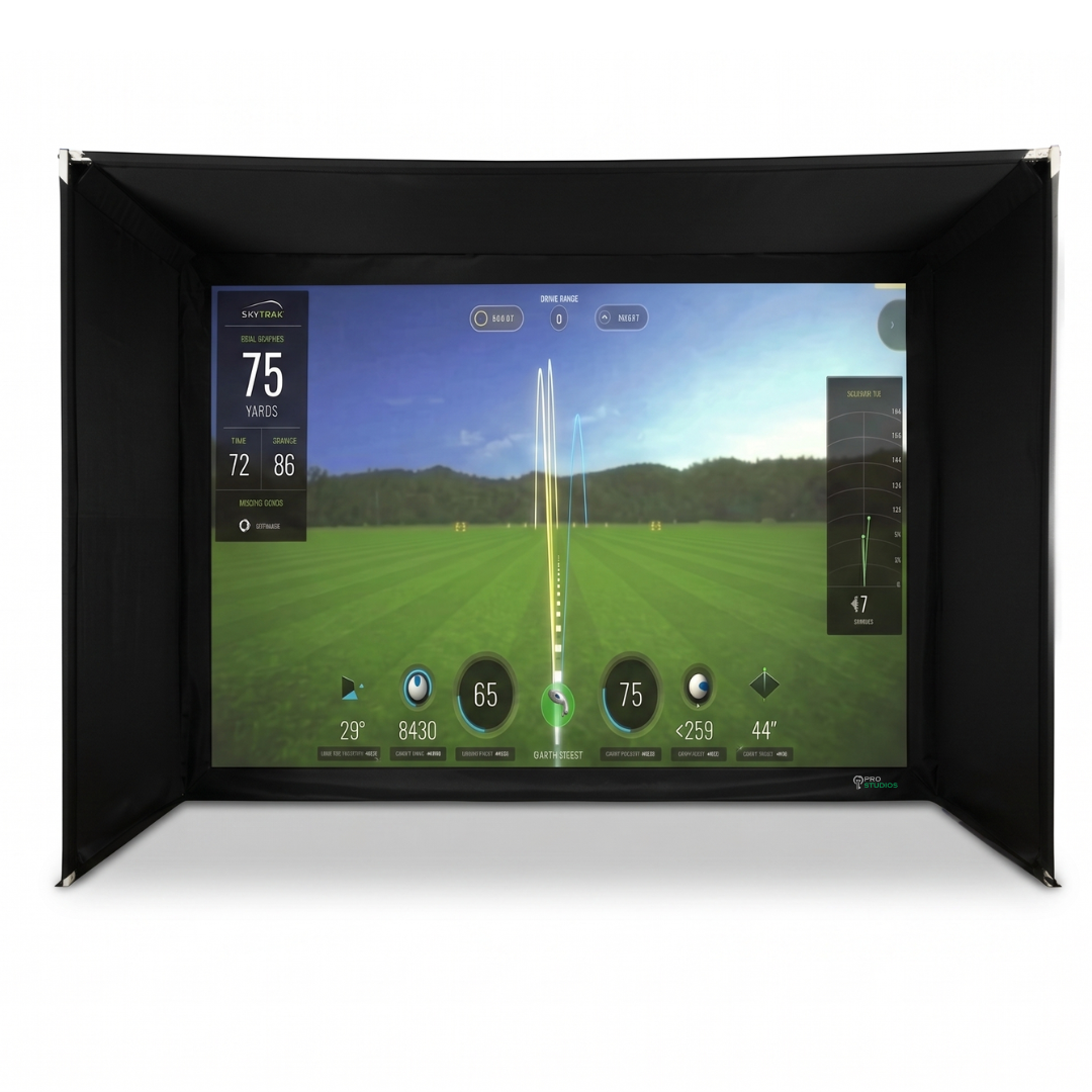 Nvisage Neo-E Launch Monitor with Insta Bay™ HD Home Golf Simulator Package