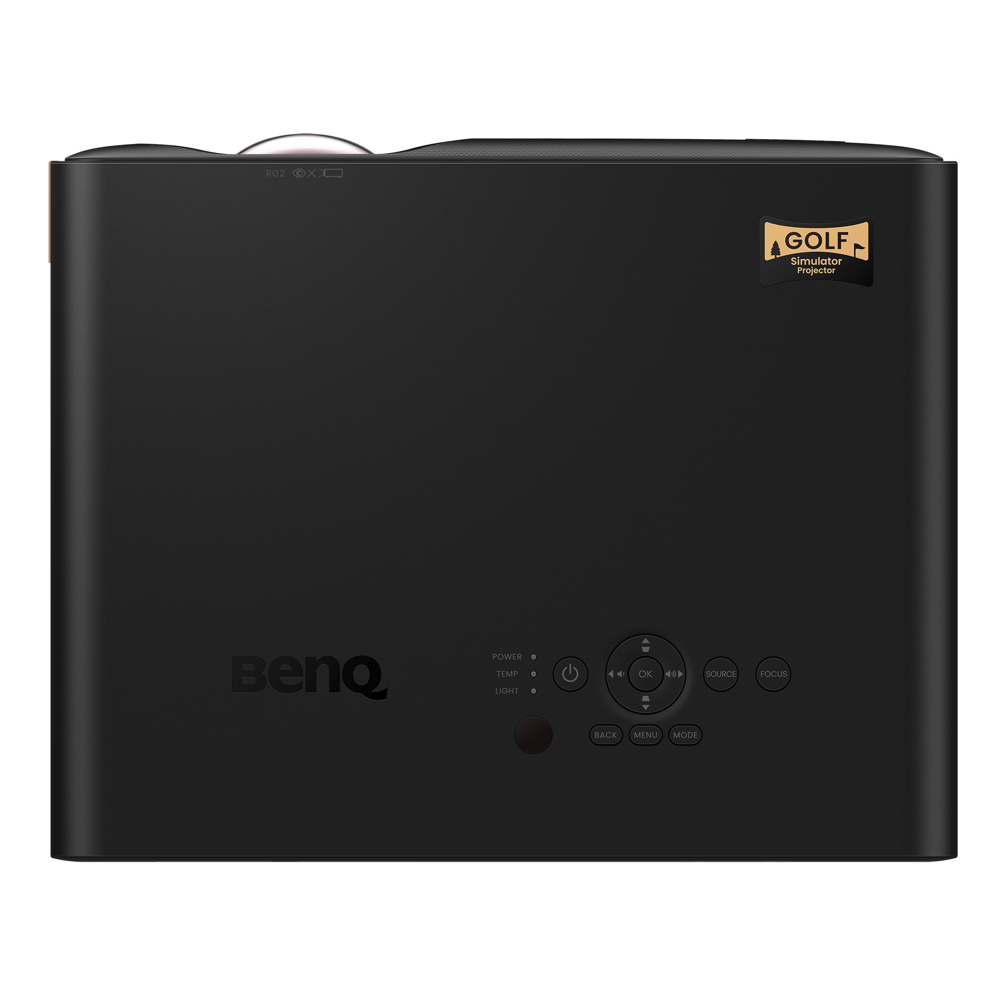 BenQ AH500ST 4000lm Ultra Short Throw Laser Golf Simulator Projector - Built for Home & Garage Sims