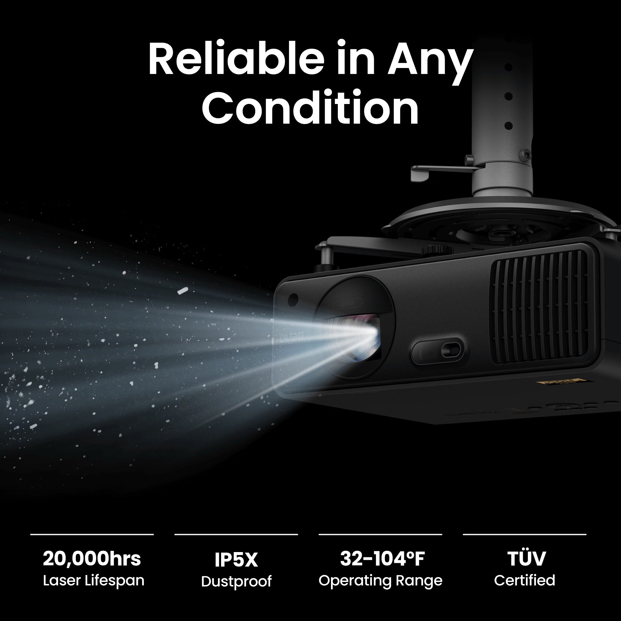 BenQ AH700ST 1080p Laser Short Throw Golf Projector - Auto Screen Fit | 4000lm Brightness for Garage Golf Sims