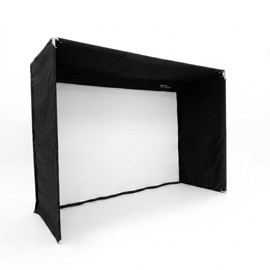 Nvisage N1 Launch Monitor with Guardian Bay™ Premium Golf Simulator Studio
