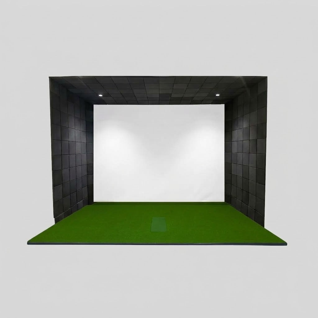 Built-In Golf Simulator Enclosure