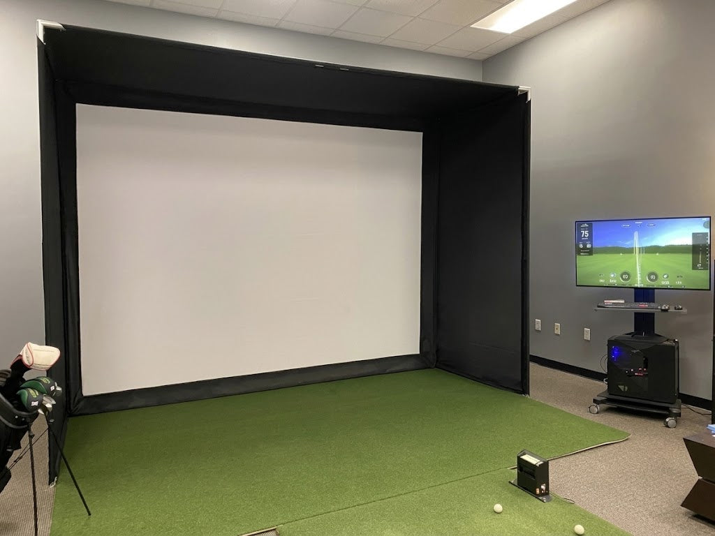Insta Bay™ Fast-Assembly Golf Simulator Enclosure for Garages & Basements (DIY Kit)