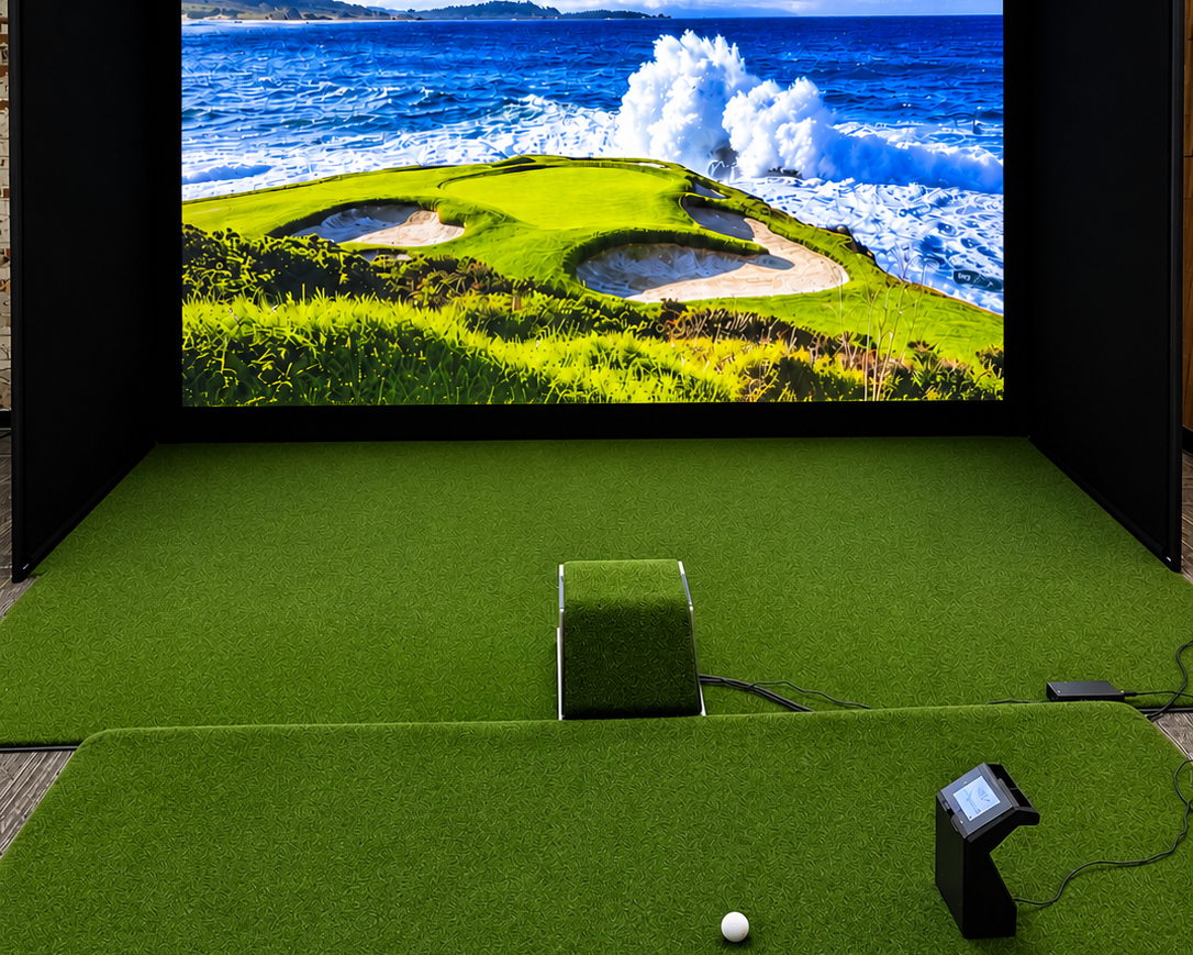 Insta Bay™ Fast-Assembly Golf Simulator Enclosure for Garages & Basements (DIY Kit)
