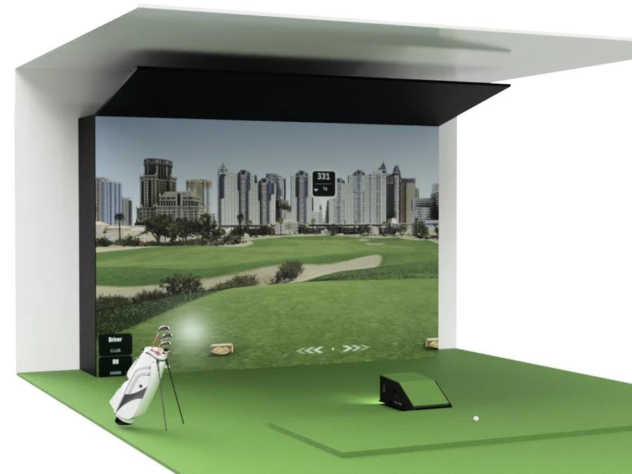 Golfjoy GR3 Overhead Launch Monitor with Wedge Bay™ Turnkey Golf Studio