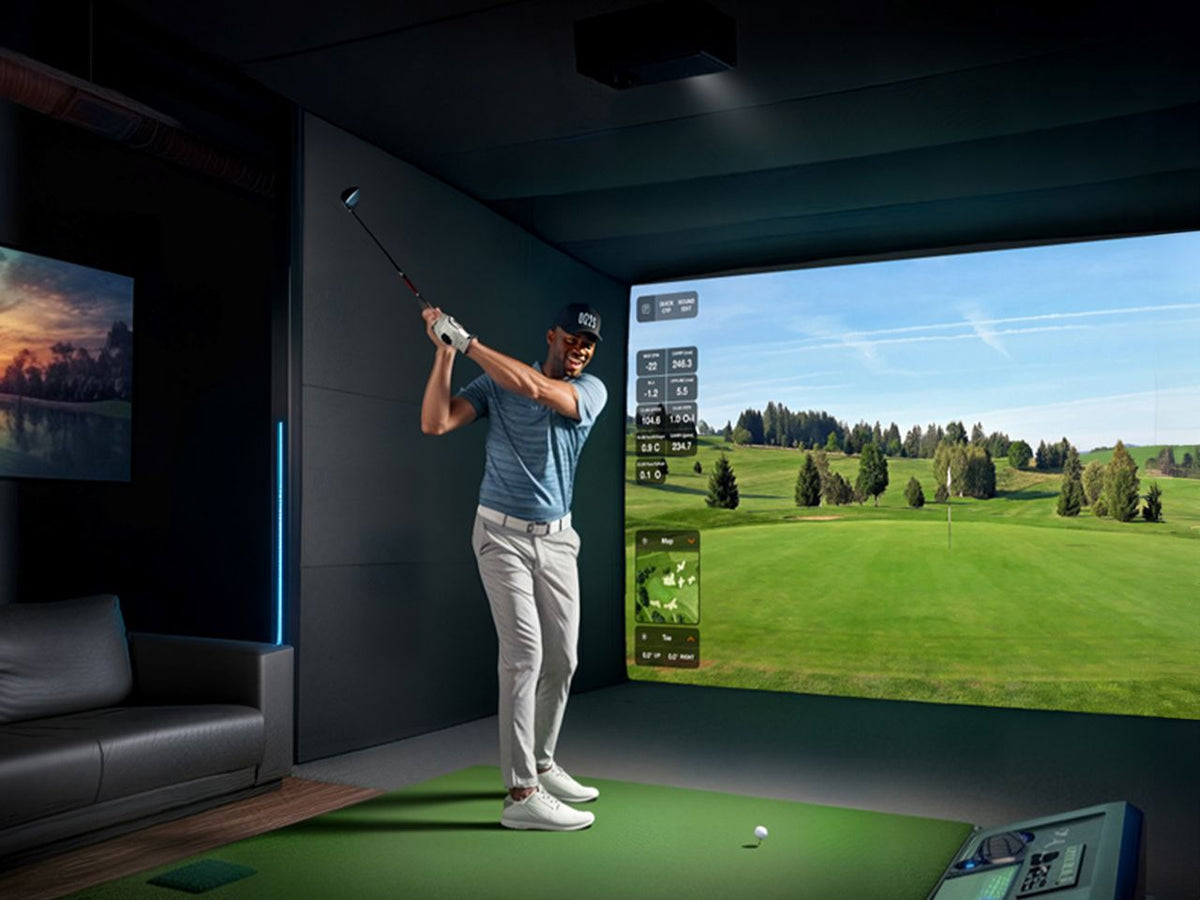 Optoma GT2400HDR 1080p Short Throw Golf Simulator Projector - 4200 Lumens Laser (Garage)