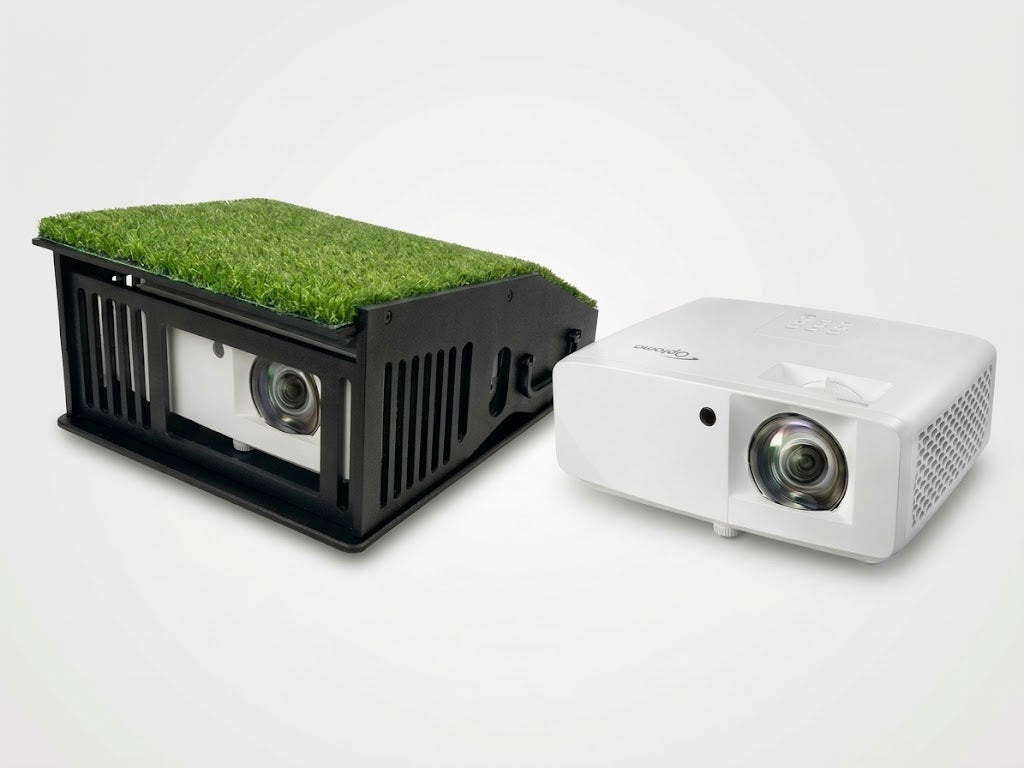 Optoma ZW350ST WXGA Short Throw Laser Golf Simulator Projector – 3600 Lumens (Garage)