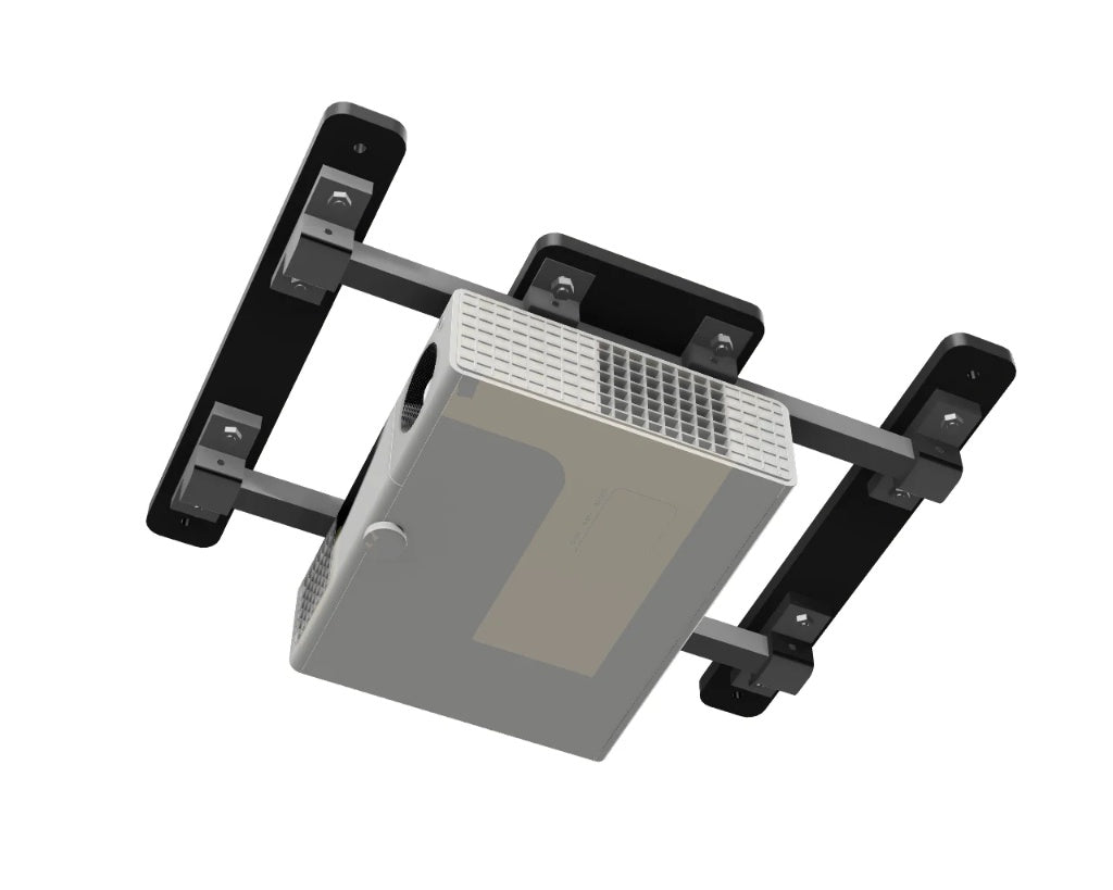SkyRail™ Adjustable Sliding Projector Mount for Golf Simulators