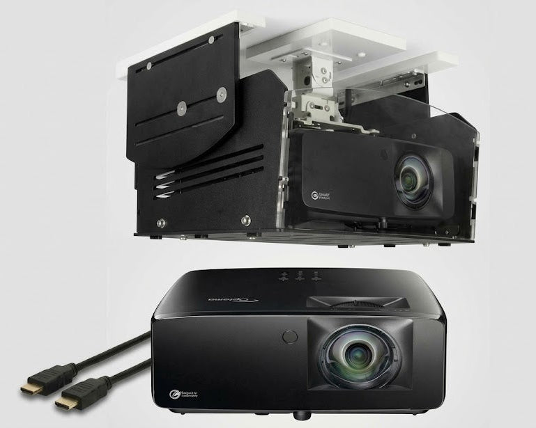 Optoma ZK431ST-B Short Throw 4K Golf Simulator Projector - 4100 Lumens Laser (Garage)